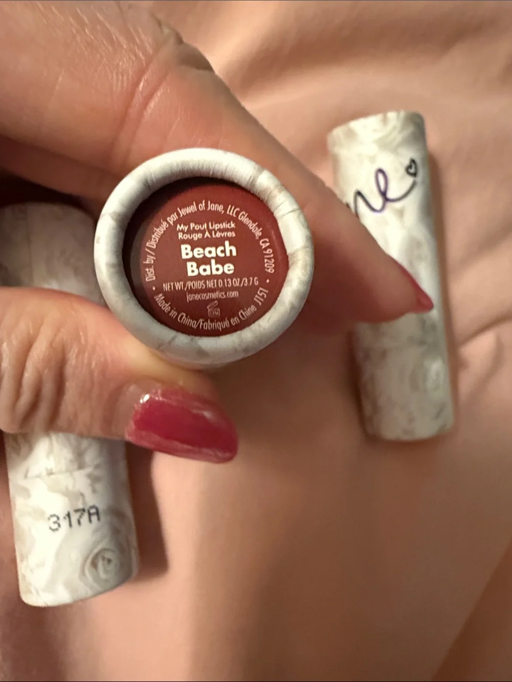 Jane Satin Lipstick Trio — Soft Cream Shades, 2 Day Dreamer & 1 Beach Babe